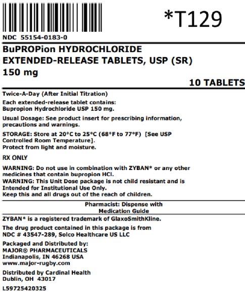 150mg bag label