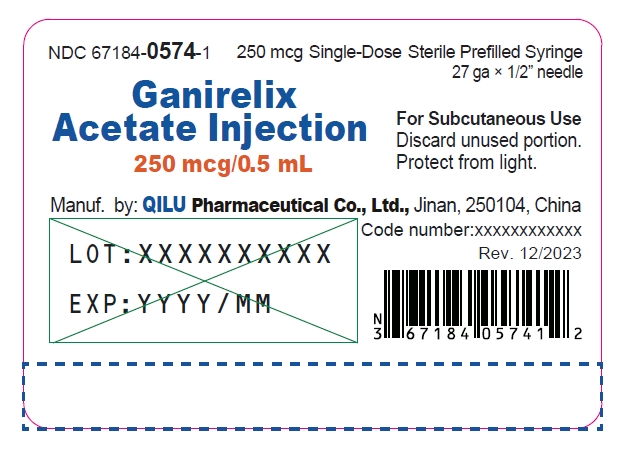 PRINCIPAL DISPLAY PANEL - 250 mcg/0.5 mL Syringe label