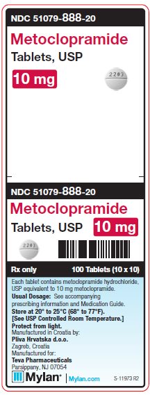 Metoclopramide 10 mg Tablets Unit Carton Label