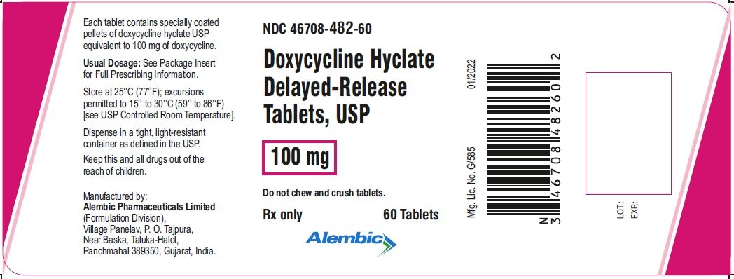 doxycycline hyclate 100mg 60 tablets