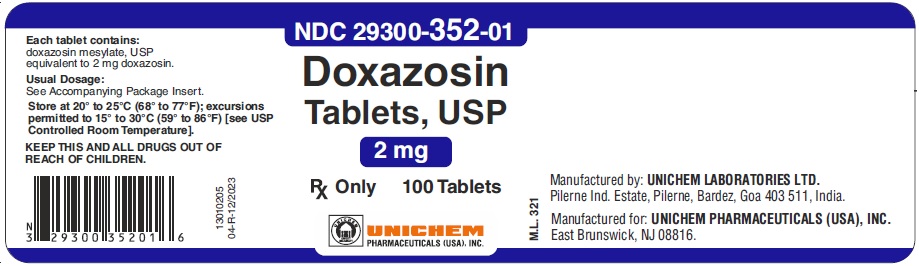 Doxazosin Tablets USP, 2 mg