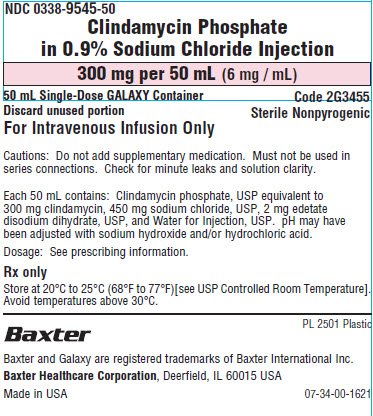 Clindamycin Phosphate in Sod. Chlor. container NDC 0338-9545-50 panel 1 of 2
