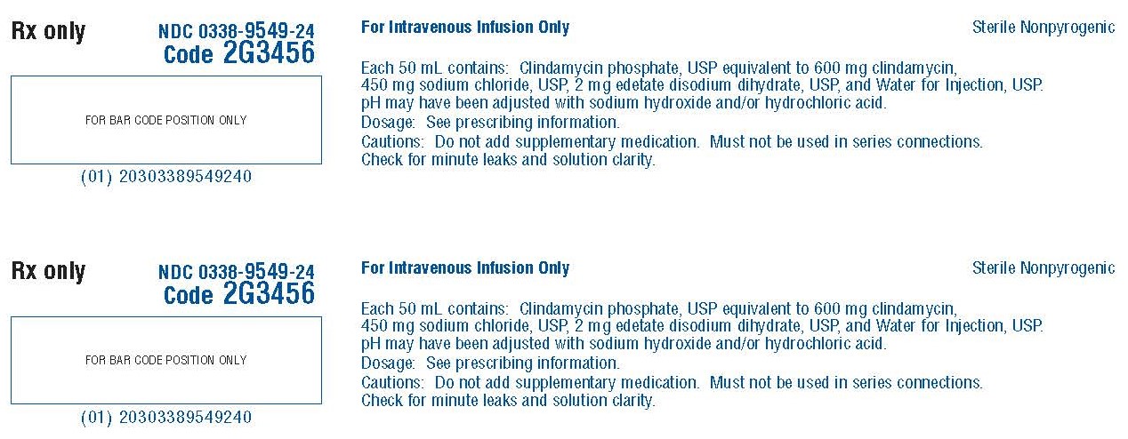 Clindamycin Phosphate in Sod. Chlor. container NDC 0338-9549-50 panel 2 of 2