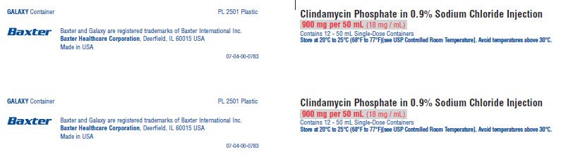 Clindamycin Phosphate in Sod. Chlor. carton NDC 0338-9553-24 panel 1 of 2