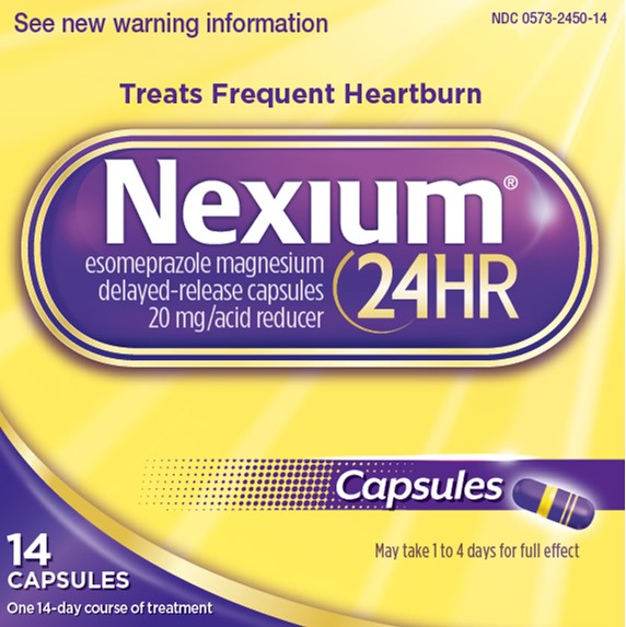 Nexium 24HR Capsules 14 ct