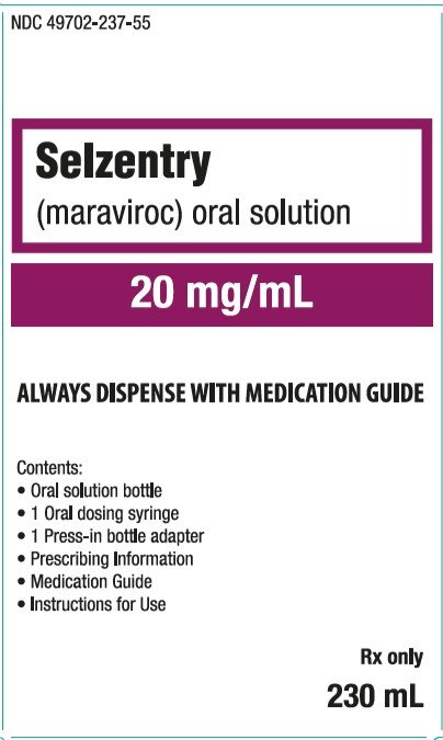 Selzentry oral solution 20 mg per mL 230 mL carton