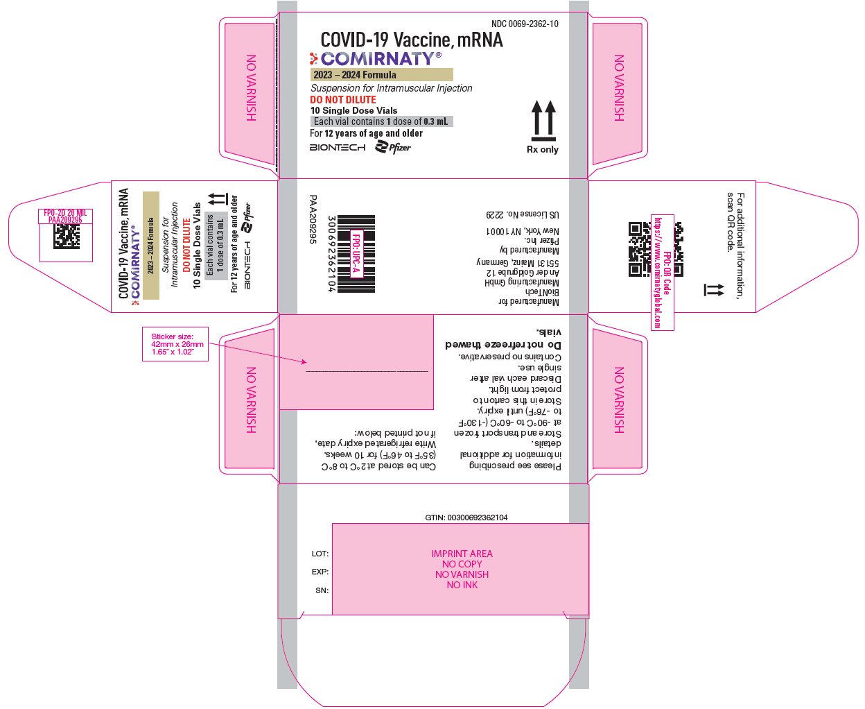 PRINCIPAL DISPLAY PANEL - 10 Single Dose Vial Carton