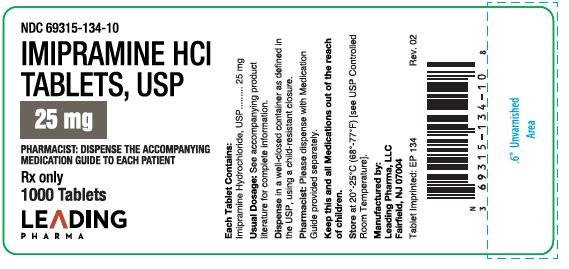 Imipramine 25mg 1000tab Label
