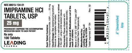 Imipramine 25mg 100tab Label