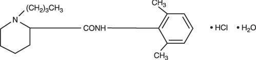 Marcaine Structural Formula