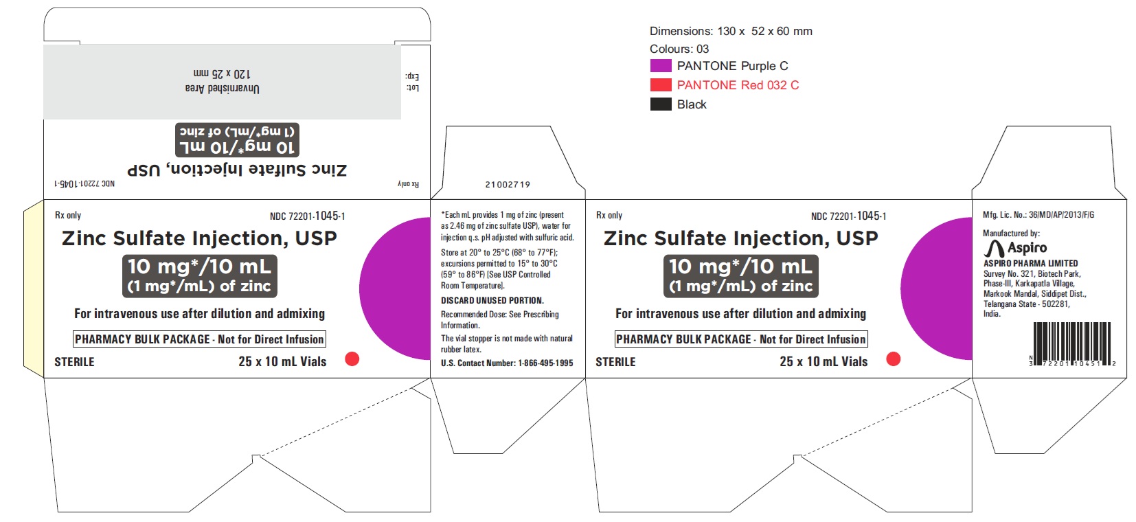 zincsulfateinjection10mgcartonlabel