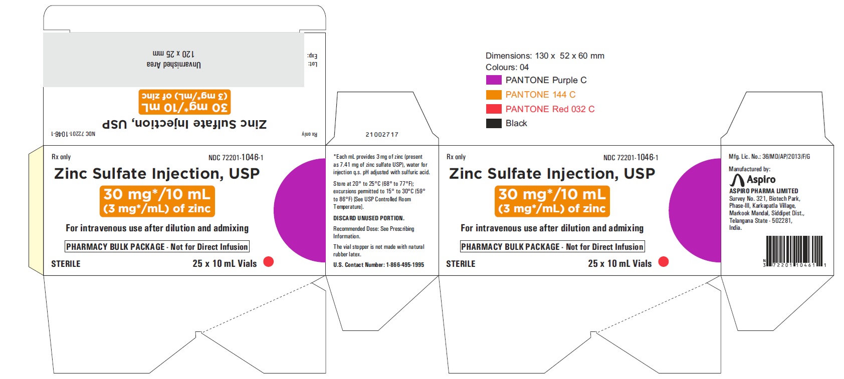 zincsulfateinjection30mgcartonlabel