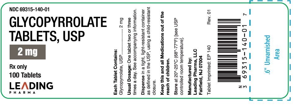 Glycopyrrolate 2mg 100tabs