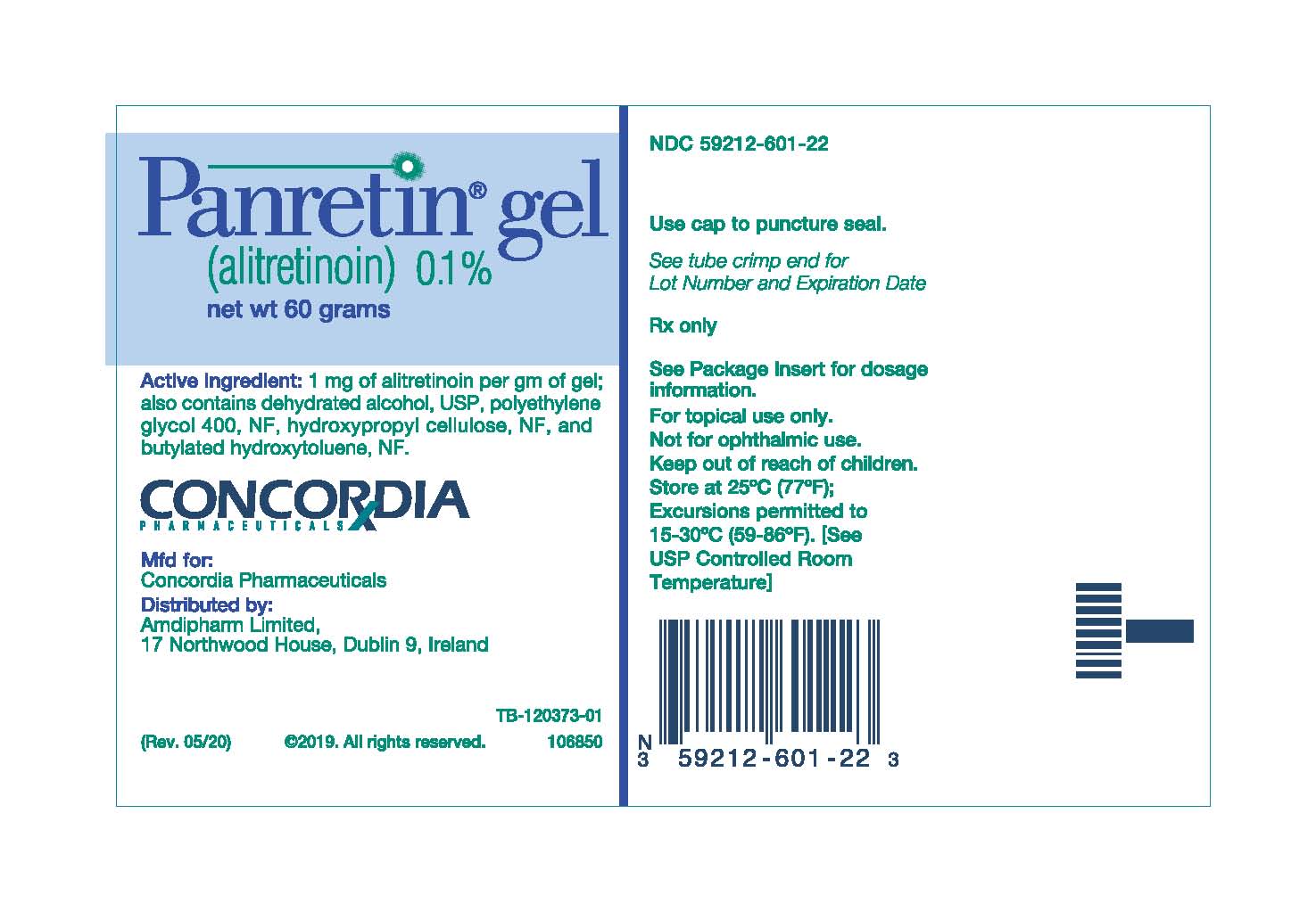 panretin-tube