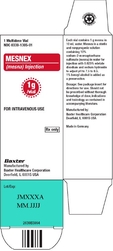 Mesnex Representative Carton Label 1g NDC 0338-1305-01  2 of 2