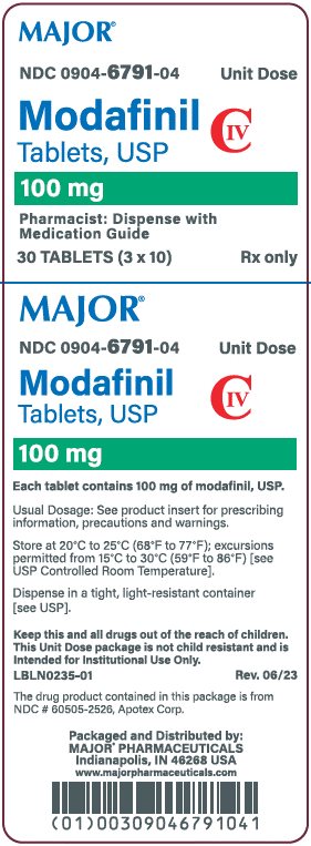 100mg carton label