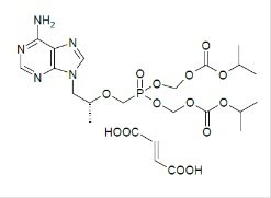 Tenofovir Disoproxil Fumarate Structure