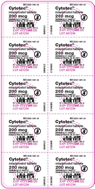 PRINCIPAL DISPLAY PANEL - 200 mcg Tablet Blister Pack