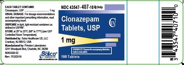 Anticholinergic an is clonazepam
