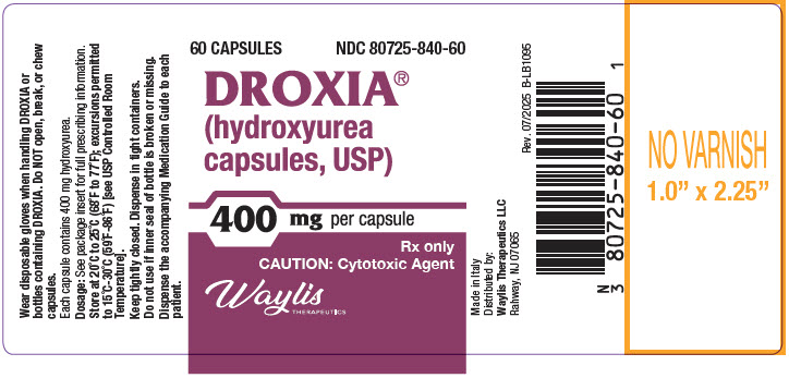 Principal Display Panel - 400 mg Capsule Bottle Label
