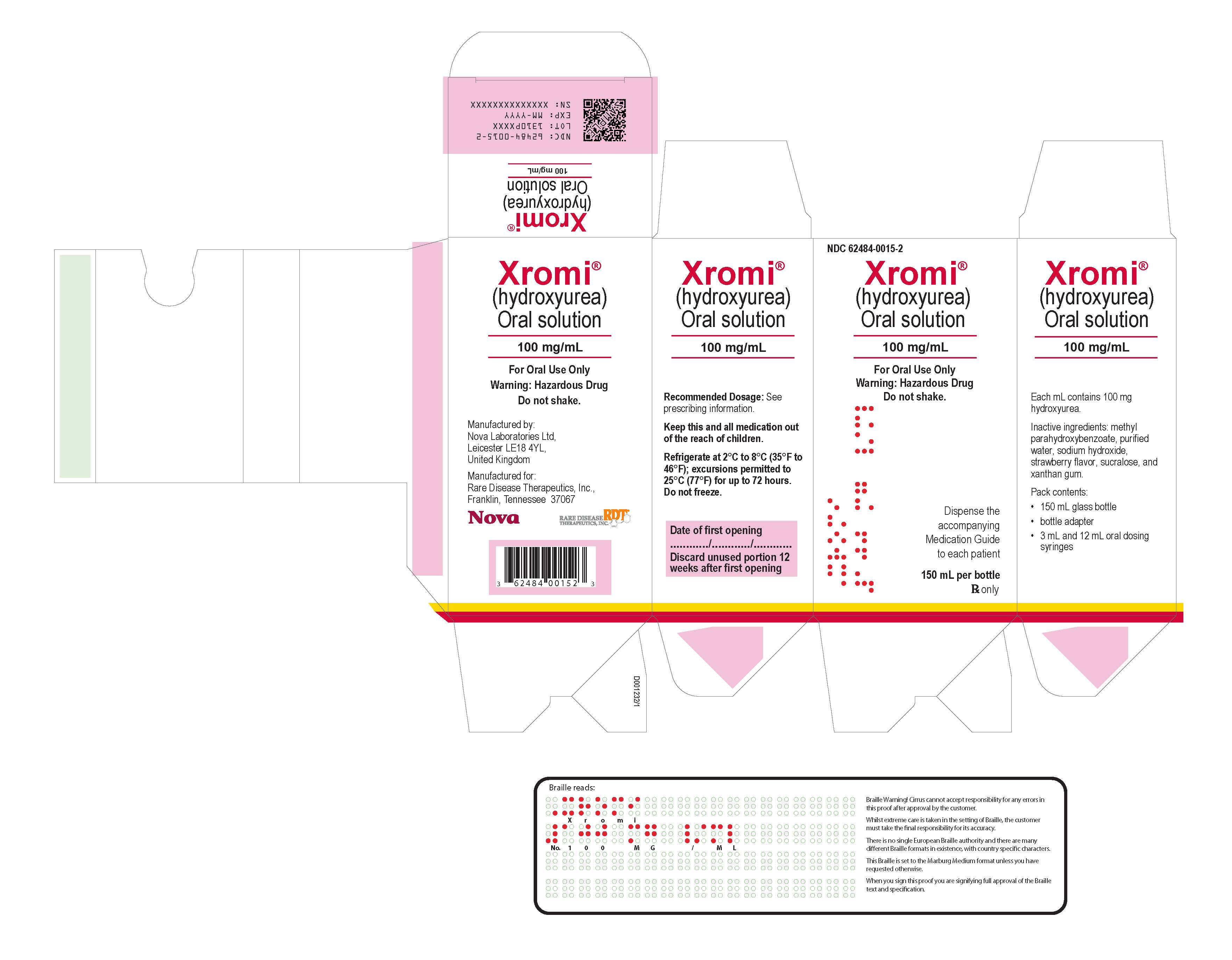 XROMI Carton Label