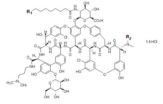 Figure 1.  Dalbavancin Structural Formula