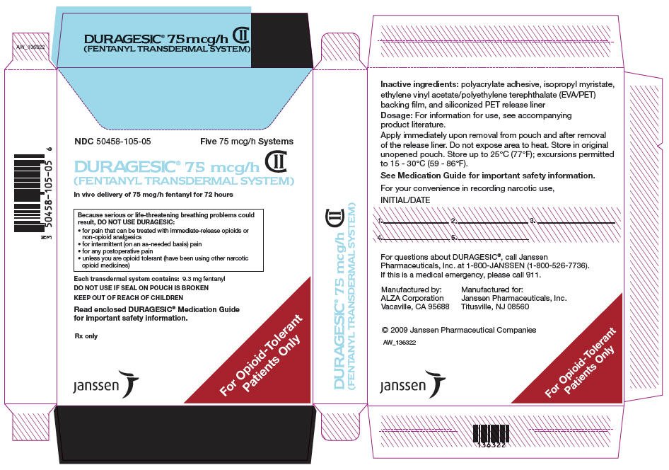 Durogesic Matrix 100 Microgramos/H (7,2 Mg/3 Dias) 5 Parches Transdermicos  - Farmacéuticos