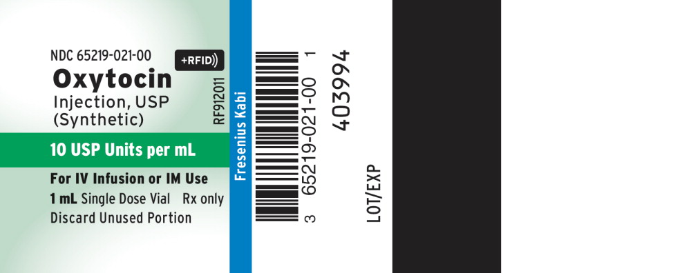 PACKAGE LABEL – PRINCIPAL DISPLAY – Oxytocin Injection, USP 10 USP Unit per mL Vial Label 