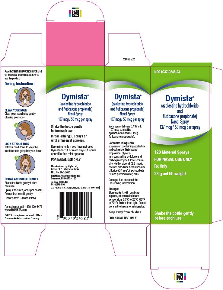 Dymista Nasal Spray 137 mcg/50 mcg Carton Label