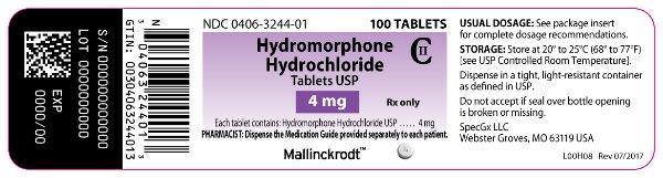PRINCIPAL DISPLAY PANEL - 4 mg Tablet Bottle Label