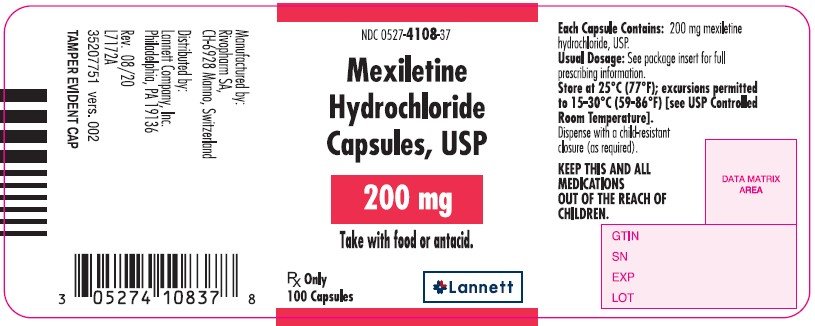 200 mg bottle label