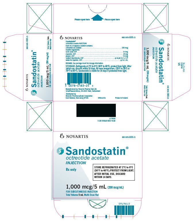 Sandostatin - FDA prescribing information, side effects and uses
