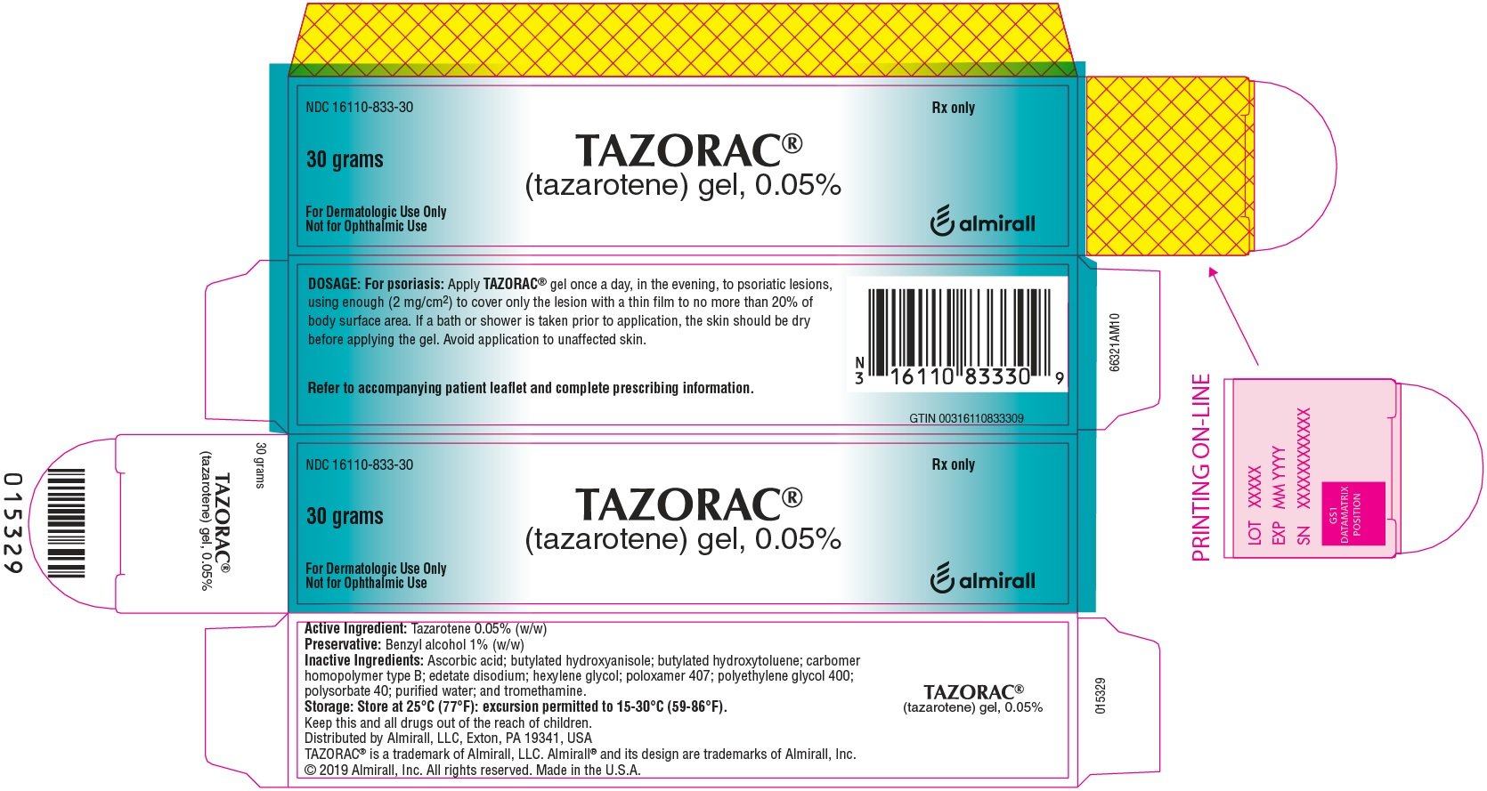 0.05% 30 g Tube Carton Label