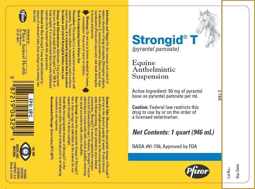 Strongid T FDA prescribing information, side effects and uses