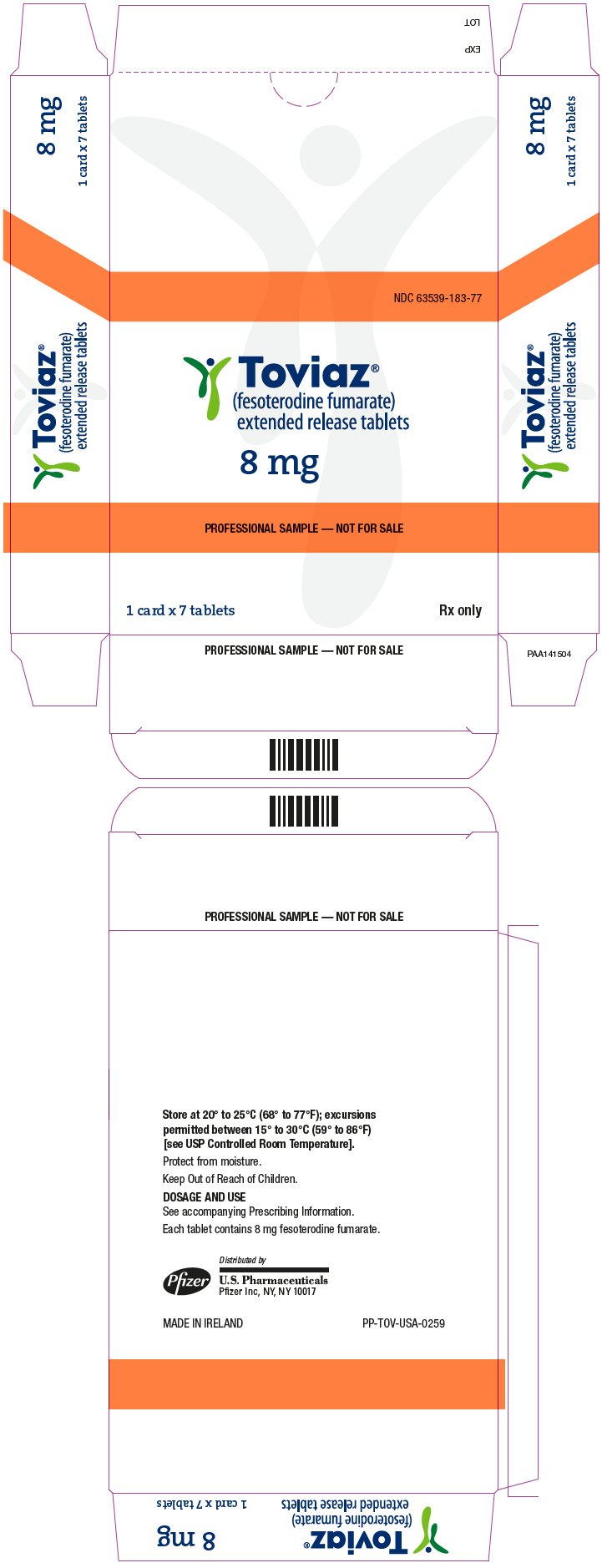 PRINCIPAL DISPLAY PANEL - 8 mg Tablet Blister Pack Carton - PAA141504