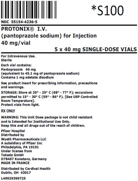 40mg/vial bag label