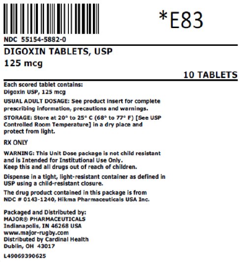 125mcg bag label