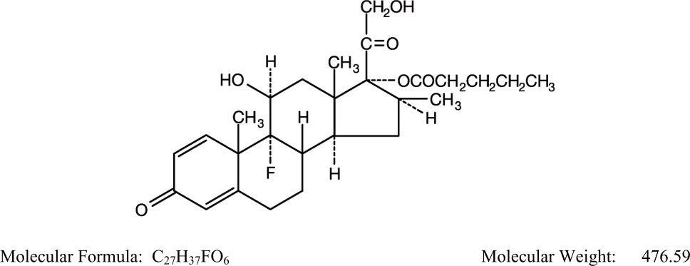 Betamethasone Structure