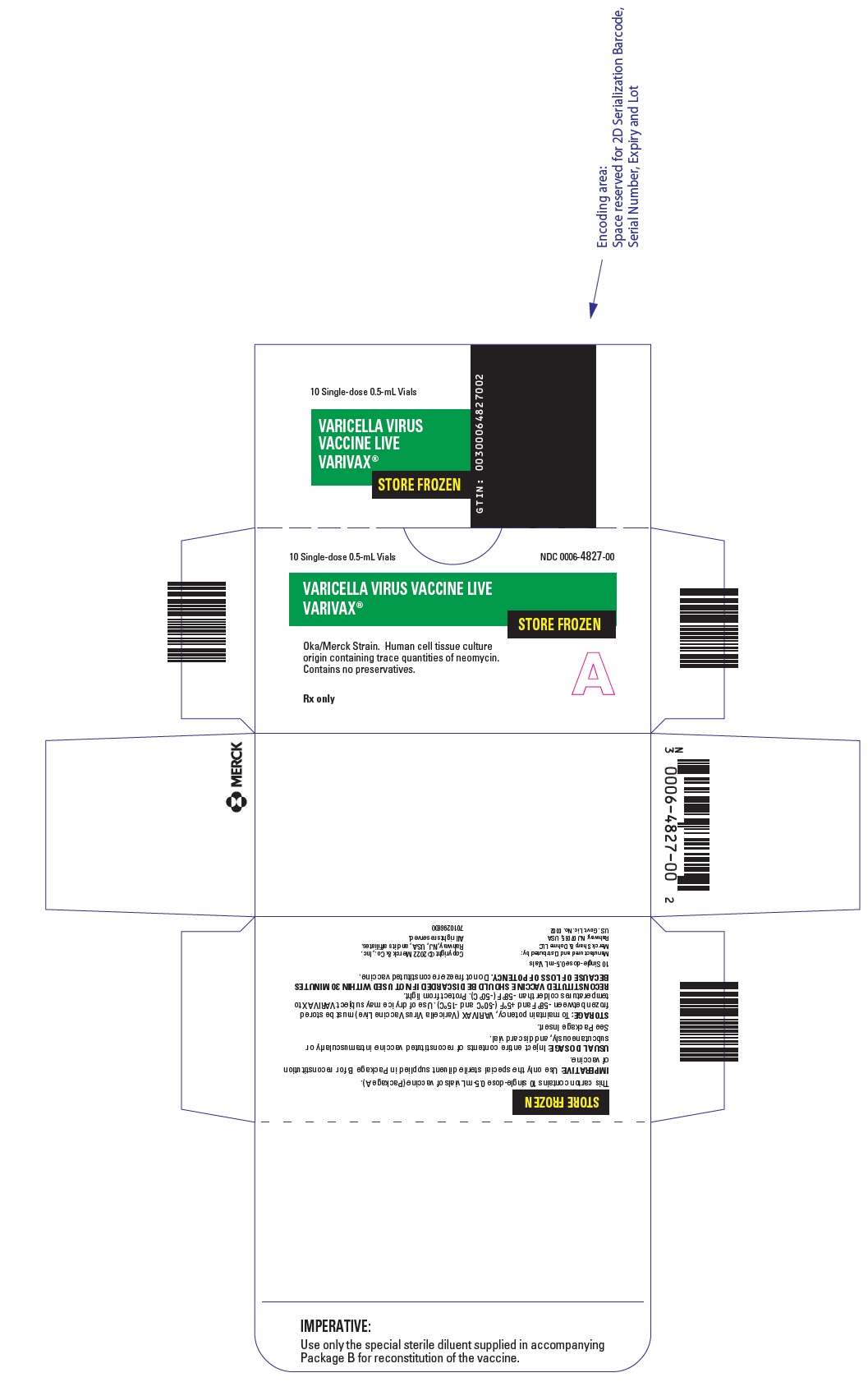 PRINCIPAL DISPLAY PANEL - 10 Single Dose 0.5 mL Vial Carton