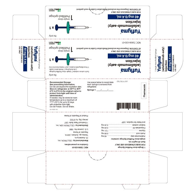 40 mg/0.4 mL Syringe Carton 1PK