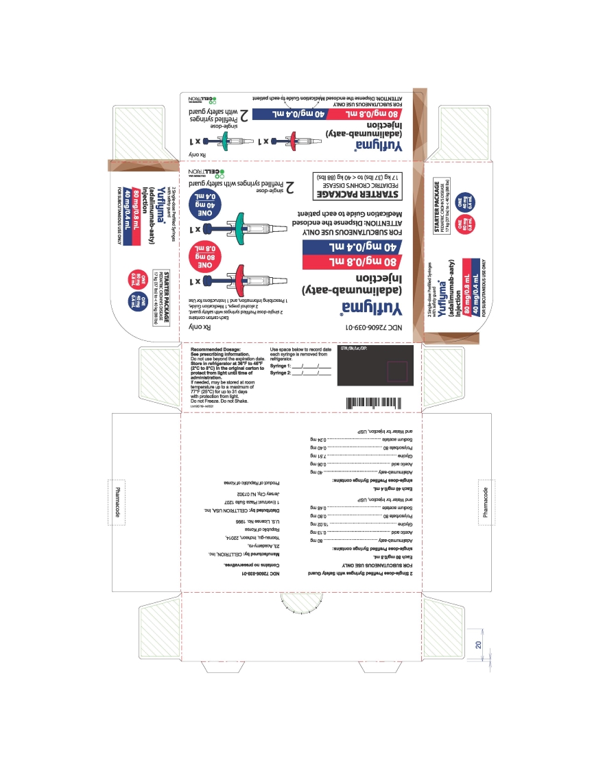 STARTER PACKAGE 80 mg/0.8 mL and 40 mg/0.4 mL Pre-filled Syringe with Safety Guard Carton 3PACK - Page1