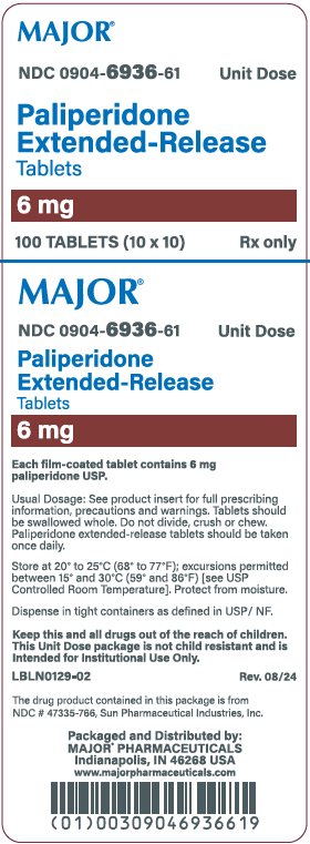 6mg carton label