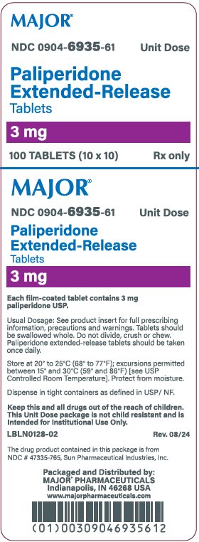 3mg carton label