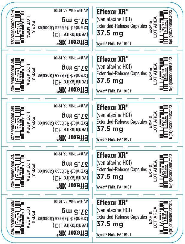 Principal Display Panel - 37.5 mg Capsule Blister Pack