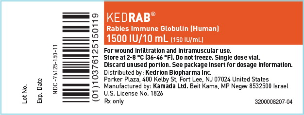 Principal Display Panel – 10mL Vial Label
