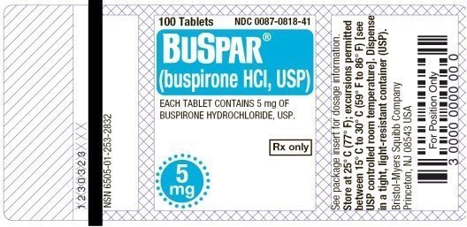 What does buspar treat 72