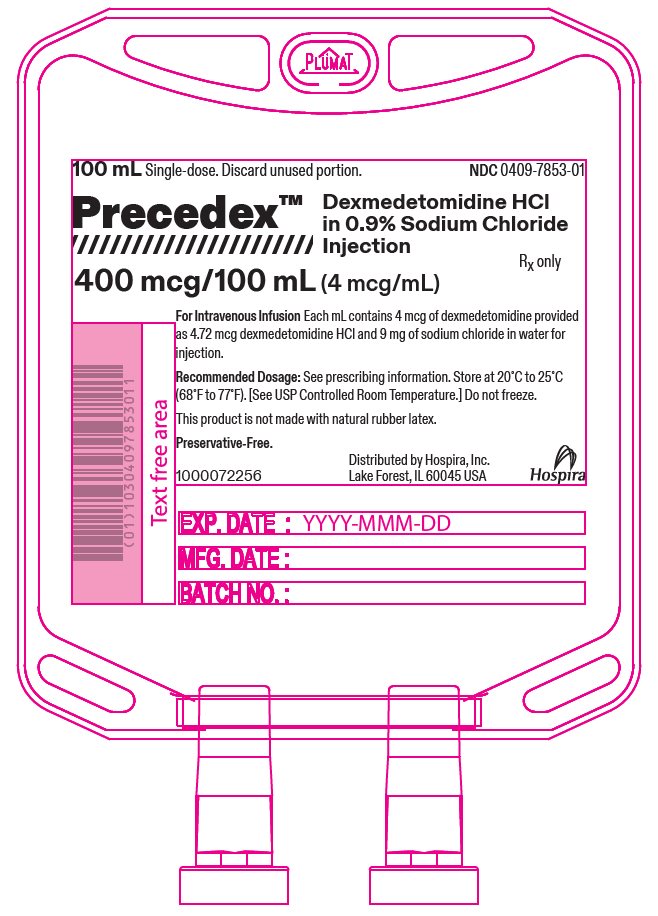 PRINCIPAL DISPLAY PANEL – 100 mL Bag - 7853