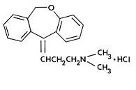 Structural Formula for Doxepin Hydrochloride