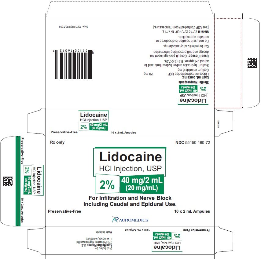 PACKAGE LABEL-PRINCIPAL DISPLAY PANEL - 2% 40 mg/2 mL (20 mg/mL) - 2 mL Container-Carton [10 Ampules]