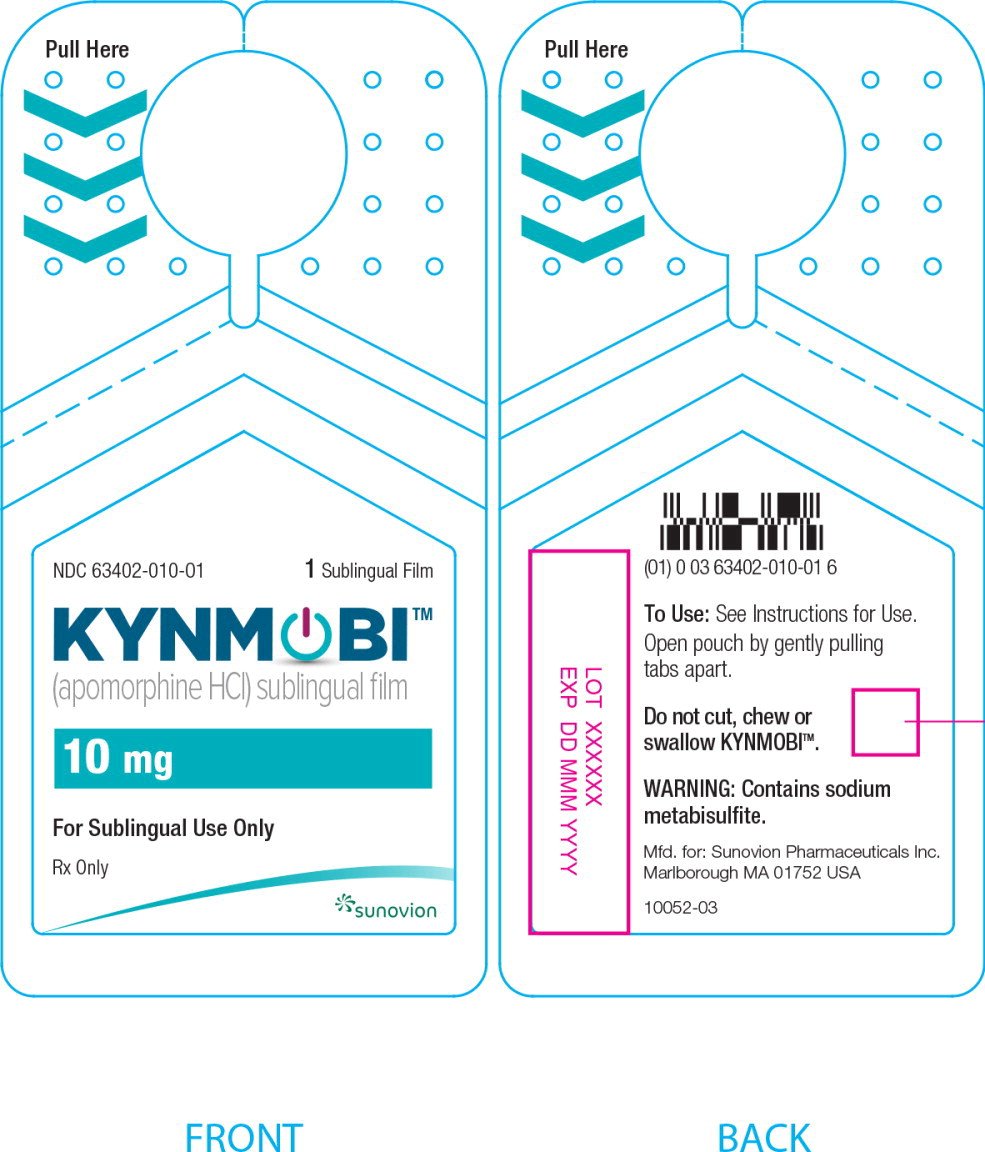 PRINCIPAL DISPLAY PANEL – TRADE POUCH LABEL – 10 mg
